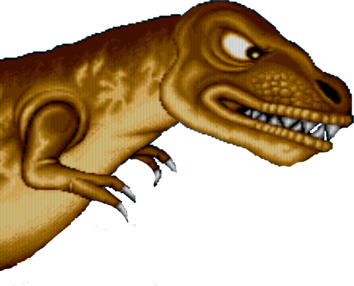 T-rex (pierwszy boss) T-rex (pierwszy boss)
