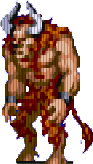Minotaur czerwony. Minotaur czerwony