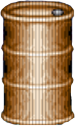Metalowa beczka