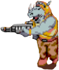 Pierwszy boss, Rocksteady Pierwszy boss, Rocksteady